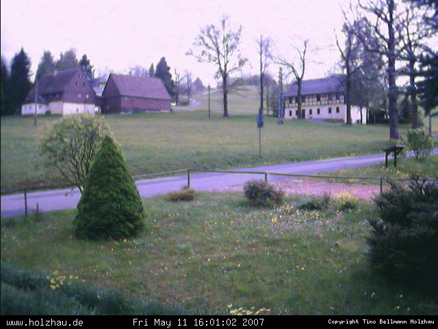 Die Webcam Rodelhang / Skilift Holzhau am 11.05.2007 in Holzhau (Erzgebirge)