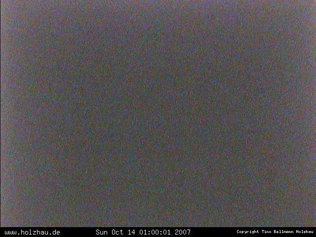 Die Webcam Rodelhang / Skilift Holzhau am 14.10.2007 in Holzhau (Erzgebirge)