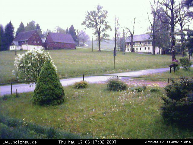 Die Webcam Rodelhang / Skilift Holzhau am 17.05.2007 in Holzhau (Erzgebirge)