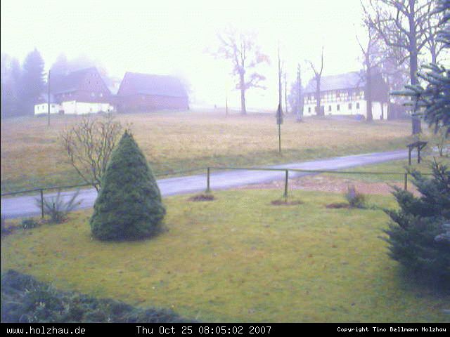 Die Webcam Rodelhang / Skilift Holzhau am 25.10.2007 in Holzhau (Erzgebirge)