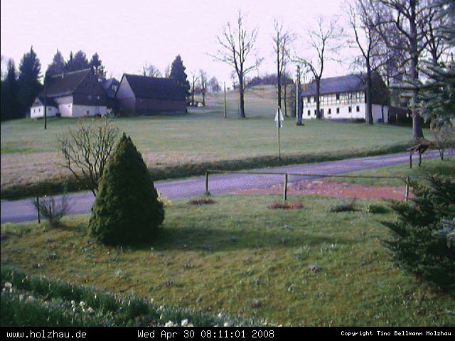 Webcam: Das Wetter in Holzhau am 30.04.2008 Die Webcam Rodelhang / Skilift Holzhau am 30.04.2008 in Holzhau (Erzgebirge)