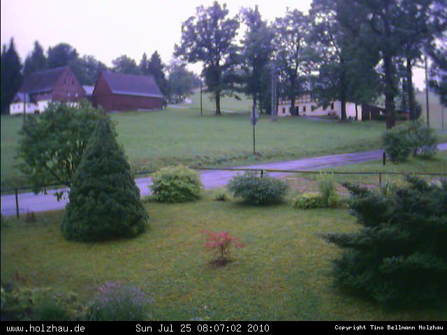 Webcam: Das Wetter in Holzhau am 25.07.2010 Die Webcam Rodelhang / Skilift Holzhau am 25.07.2010 in Holzhau (Erzgebirge)