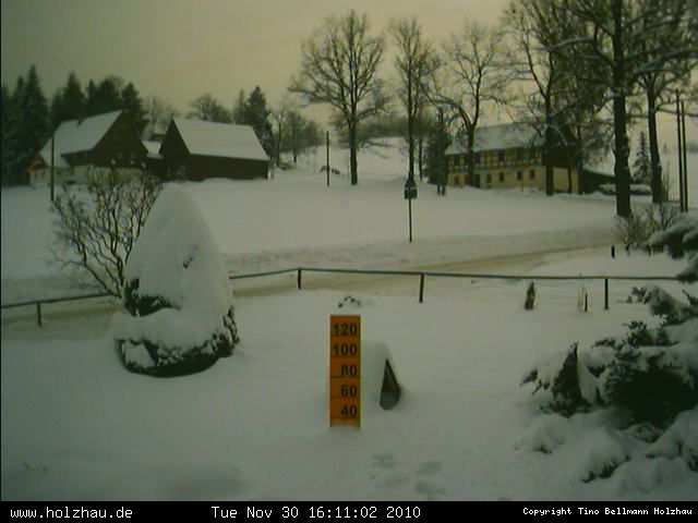 Webcam: Das Wetter in Holzhau am 30.11.2010 Die Webcam Rodelhang / Skilift Holzhau am 30.11.2010 in Holzhau (Erzgebirge)
