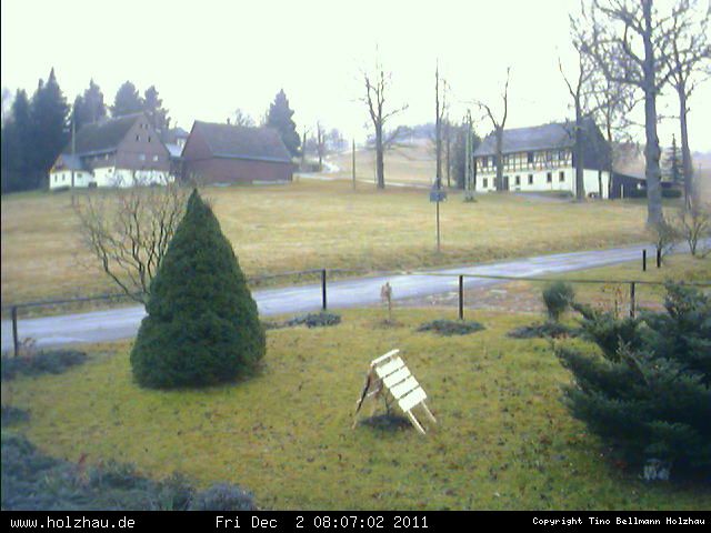 Die Webcam Rodelhang / Skilift Holzhau am 02.12.2011 in Holzhau (Erzgebirge)