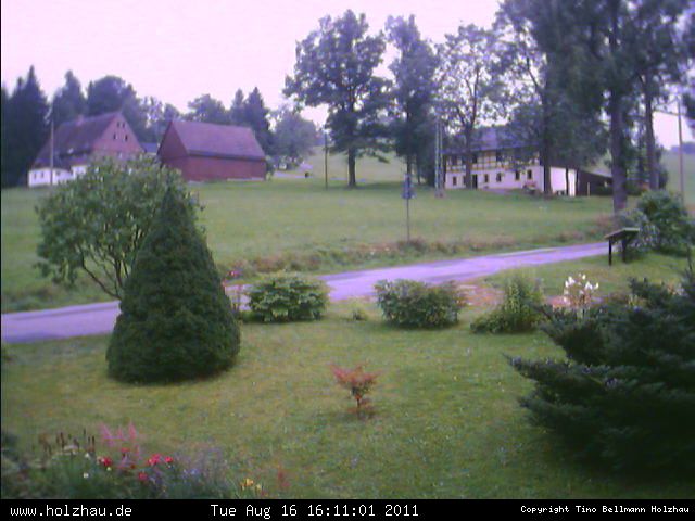 Webcam: Das Wetter in Holzhau am 16.08.2011 Die Webcam Rodelhang / Skilift Holzhau am 16.08.2011 in Holzhau (Erzgebirge)