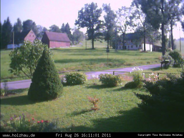 Webcam: Das Wetter in Holzhau am 26.08.2011 Die Webcam Rodelhang / Skilift Holzhau am 26.08.2011 in Holzhau (Erzgebirge)