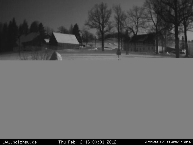 Die Webcam Rodelhang / Skilift Holzhau am 02.02.2012 in Holzhau (Erzgebirge)