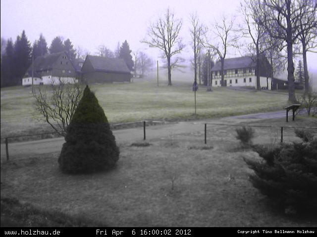 Die Webcam Rodelhang / Skilift Holzhau am 06.04.2012 in Holzhau (Erzgebirge)