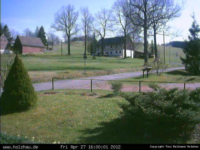 Webcam: Das Wetter in Holzhau am 27.04.2012 Die Webcam Rodelhang / Skilift Holzhau am 27.04.2012 in Holzhau (Erzgebirge)