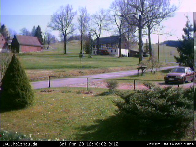Webcam: Das Wetter in Holzhau am 28.04.2012 Die Webcam Rodelhang / Skilift Holzhau am 28.04.2012 in Holzhau (Erzgebirge)