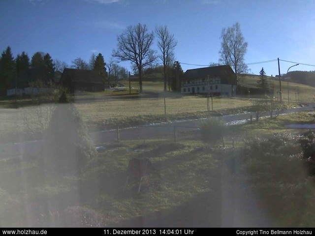Webcam: Das Wetter in Holzhau am 11.12.2013 Die Webcam Rodelhang / Skilift Holzhau am 11.12.2013 in Holzhau (Erzgebirge)