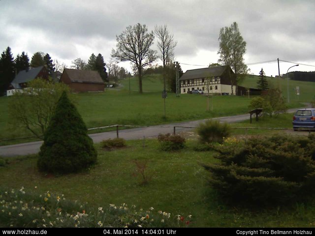 Die Webcam Rodelhang / Skilift Holzhau am 04.05.2014 in Holzhau (Erzgebirge)