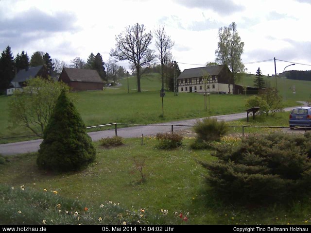 Die Webcam Rodelhang / Skilift Holzhau am 05.05.2014 in Holzhau (Erzgebirge)