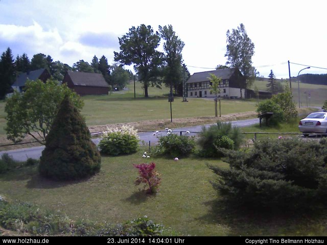 Die Webcam Rodelhang / Skilift Holzhau am 23.06.2014 in Holzhau (Erzgebirge)