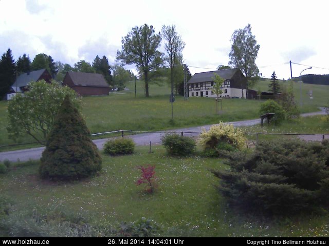 Die Webcam Rodelhang / Skilift Holzhau am 26.05.2014 in Holzhau (Erzgebirge)