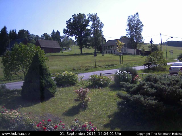 Die Webcam Rodelhang / Skilift Holzhau am 01.09.2015 in Holzhau (Erzgebirge)