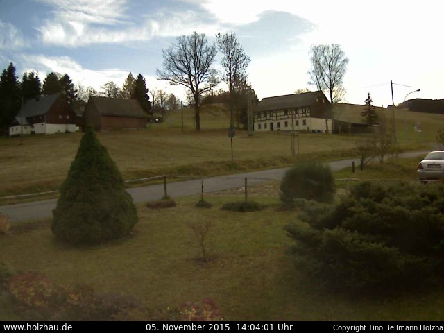 Die Webcam Rodelhang / Skilift Holzhau am 05.11.2015 in Holzhau (Erzgebirge)