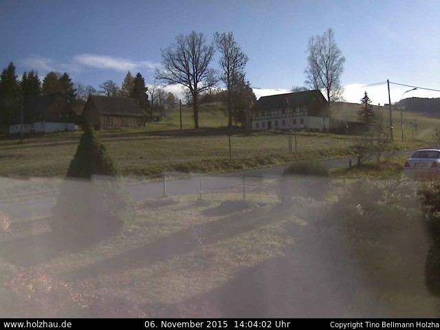 Webcam: Das Wetter in Holzhau am 06.11.2015 Die Webcam Rodelhang / Skilift Holzhau am 06.11.2015 in Holzhau (Erzgebirge)