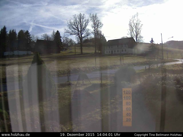 Webcam: Das Wetter in Holzhau am 19.12.2015 Die Webcam Rodelhang / Skilift Holzhau am 19.12.2015 in Holzhau (Erzgebirge)