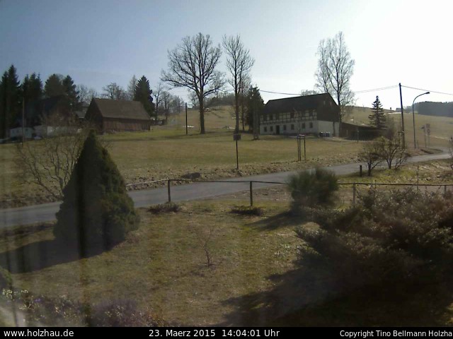 Die Webcam Rodelhang / Skilift Holzhau am 23.03.2015 in Holzhau (Erzgebirge)