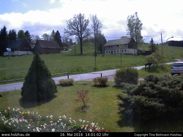 Die Webcam Rodelhang / Skilift Holzhau am 16.05.2016 in Holzhau (Erzgebirge)