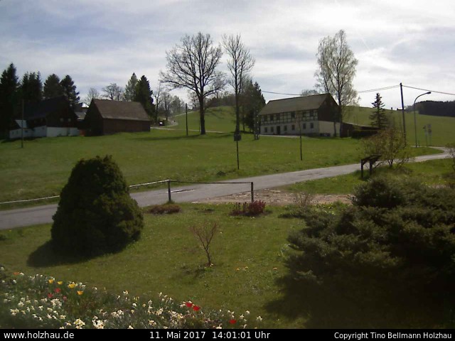 Die Webcam Rodelhang / Skilift Holzhau am 11.05.2017 in Holzhau (Erzgebirge)