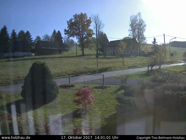 Webcam: Das Wetter in Holzhau am 17.10.2017 Die Webcam Rodelhang / Skilift Holzhau am 17.10.2017 in Holzhau (Erzgebirge)