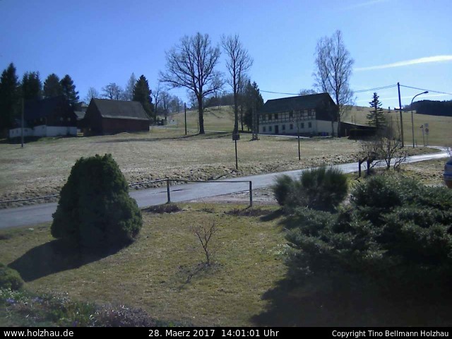 Webcam: Das Wetter in Holzhau am 28.03.2017 Die Webcam Rodelhang / Skilift Holzhau am 28.03.2017 in Holzhau (Erzgebirge)