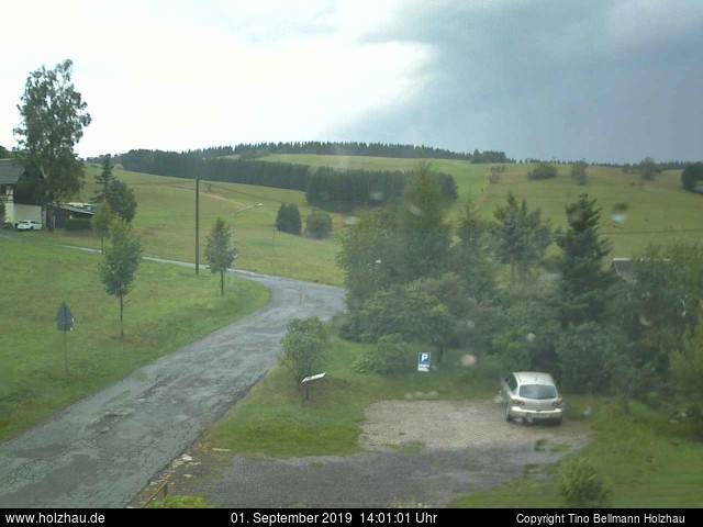 Die Webcam Rodelhang / Skilift Holzhau am 01.09.2019 in Holzhau (Erzgebirge)