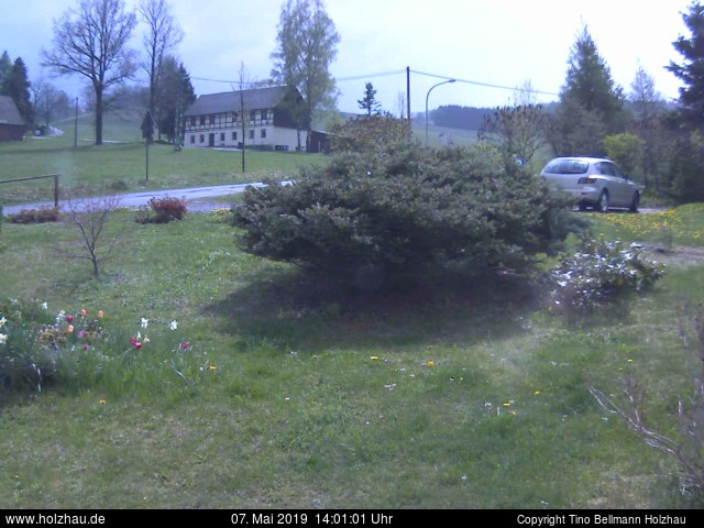 Die Webcam Rodelhang / Skilift Holzhau am 07.05.2019 in Holzhau (Erzgebirge)