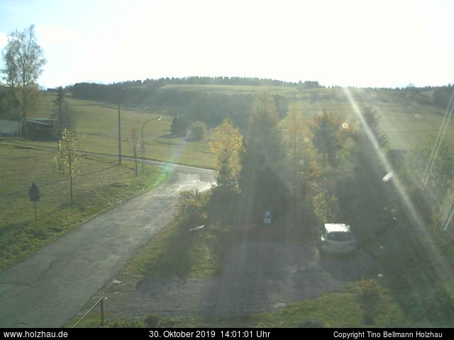 Die Webcam Rodelhang / Skilift Holzhau am 30.10.2019 in Holzhau (Erzgebirge)