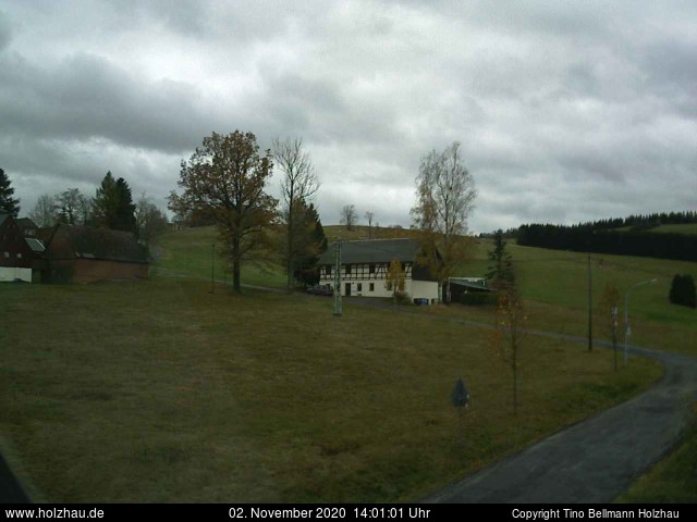 Die Webcam Rodelhang / Skilift Holzhau am 02.11.2020 in Holzhau (Erzgebirge)