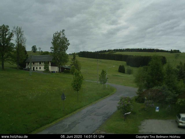 Die Webcam Rodelhang / Skilift Holzhau am 08.06.2020 in Holzhau (Erzgebirge)