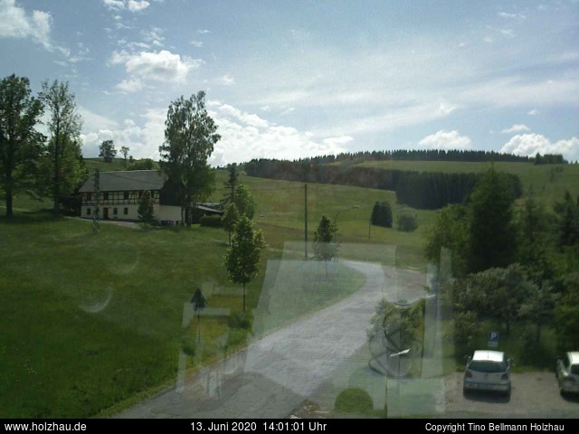 Die Webcam Rodelhang / Skilift Holzhau am 13.06.2020 in Holzhau (Erzgebirge)