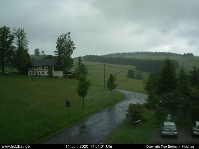 Die Webcam Rodelhang / Skilift Holzhau am 14.06.2020 in Holzhau (Erzgebirge)