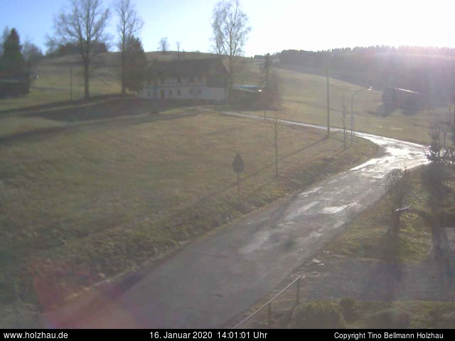 Webcam: Das Wetter in Holzhau am 16.01.2020 Die Webcam Rodelhang / Skilift Holzhau am 16.01.2020 in Holzhau (Erzgebirge)
