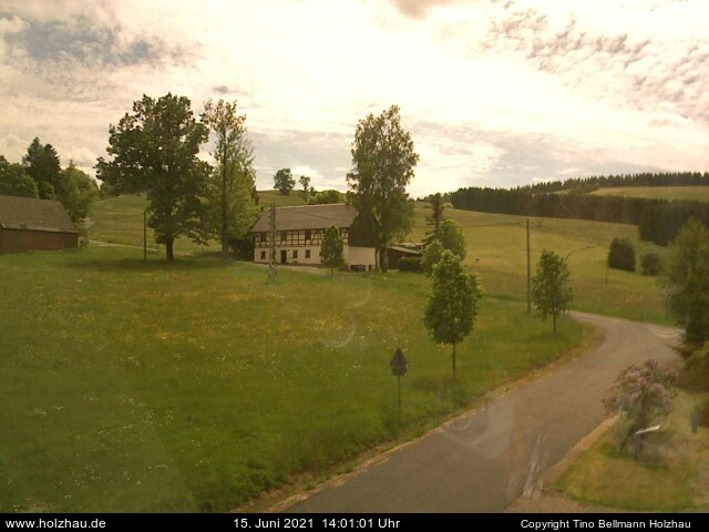 Die Webcam Rodelhang / Skilift Holzhau am 15.06.2021 in Holzhau (Erzgebirge)