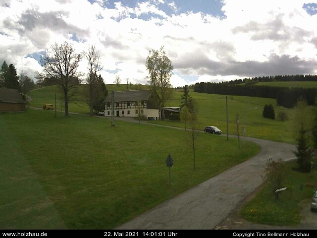 Die Webcam Rodelhang / Skilift Holzhau am 22.05.2021 in Holzhau (Erzgebirge)