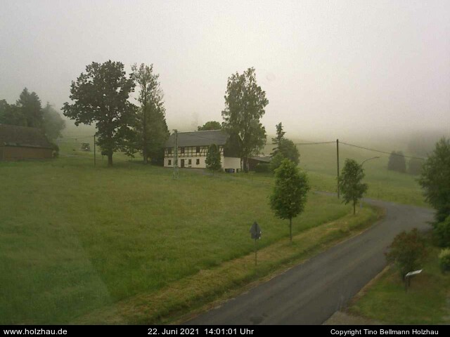 Die Webcam Rodelhang / Skilift Holzhau am 22.06.2021 in Holzhau (Erzgebirge)