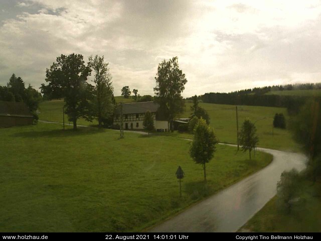 Webcam: Das Wetter in Holzhau am 22.08.2021 Die Webcam Rodelhang / Skilift Holzhau am 22.08.2021 in Holzhau (Erzgebirge)