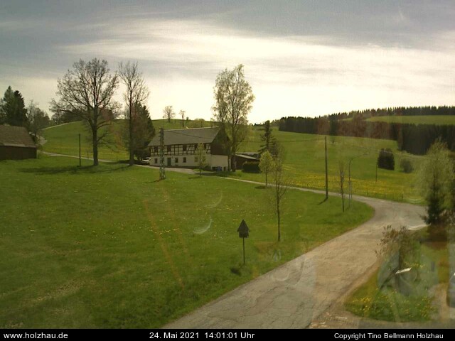 Die Webcam Rodelhang / Skilift Holzhau am 24.05.2021 in Holzhau (Erzgebirge)