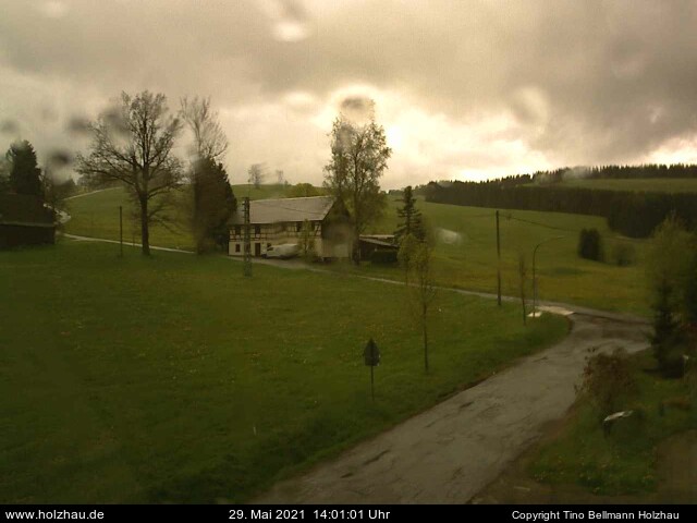 Die Webcam Rodelhang / Skilift Holzhau am 29.05.2021 in Holzhau (Erzgebirge)