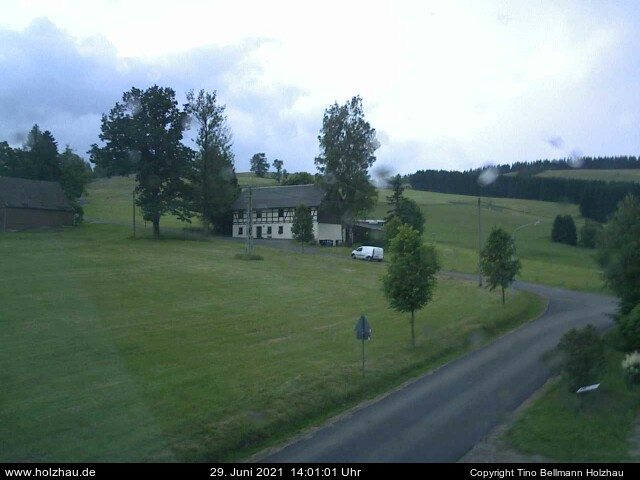 Die Webcam Rodelhang / Skilift Holzhau am 29.06.2021 in Holzhau (Erzgebirge)