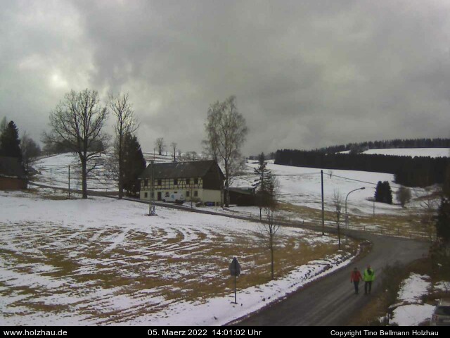 Die Webcam Rodelhang / Skilift Holzhau am 05.03.2022 in Holzhau (Erzgebirge)