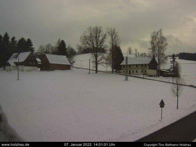 Webcam: Das Wetter in Holzhau am 07.01.2022 Die Webcam Rodelhang / Skilift Holzhau am 07.01.2022 in Holzhau (Erzgebirge)