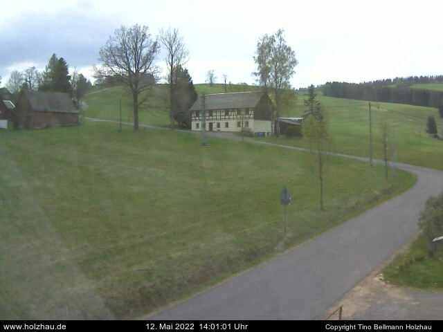 Die Webcam Rodelhang / Skilift Holzhau am 12.05.2022 in Holzhau (Erzgebirge)