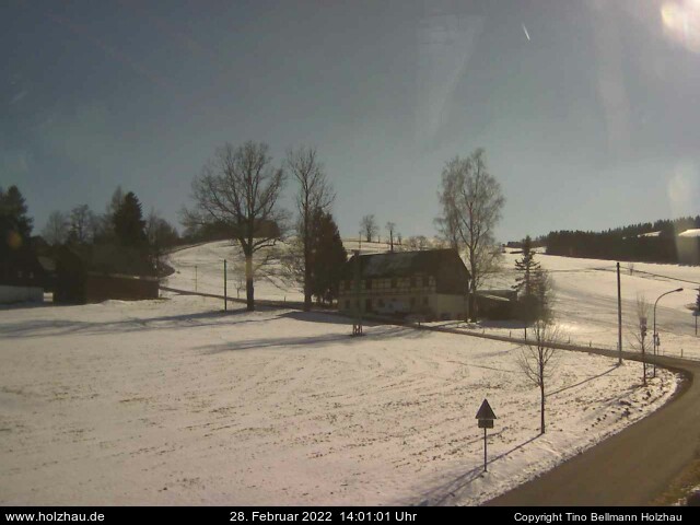 Webcam: Das Wetter in Holzhau am 28.02.2022 Die Webcam Rodelhang / Skilift Holzhau am 28.02.2022 in Holzhau (Erzgebirge)