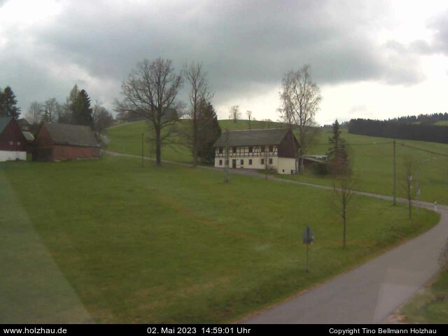 Die Webcam Rodelhang / Skilift Holzhau am 02.05.2023 in Holzhau (Erzgebirge)