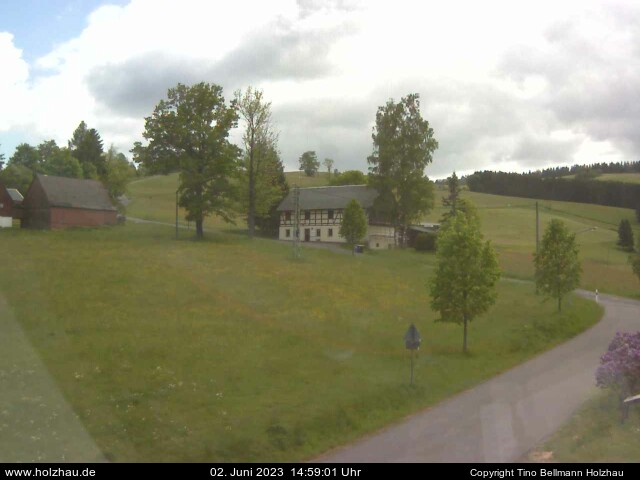 Die Webcam Rodelhang / Skilift Holzhau am 02.06.2023 in Holzhau (Erzgebirge)