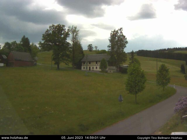 Die Webcam Rodelhang / Skilift Holzhau am 05.06.2023 in Holzhau (Erzgebirge)